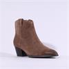 ASH Fame Western Annkle Boot - Taupe Suede